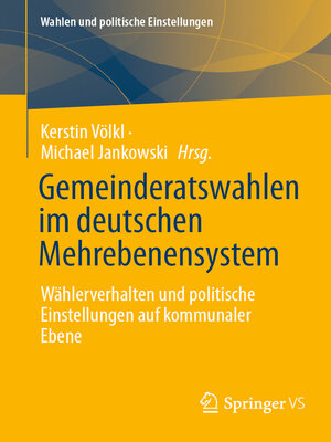cover image of Gemeinderatswahlen im deutschen Mehrebenensystem